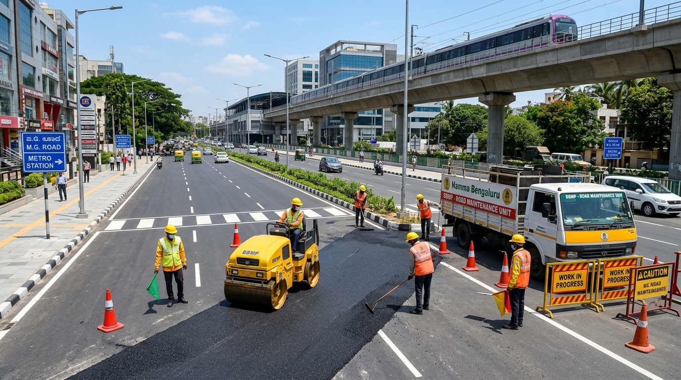 BBMP launches mass waste segregation & road repair drive