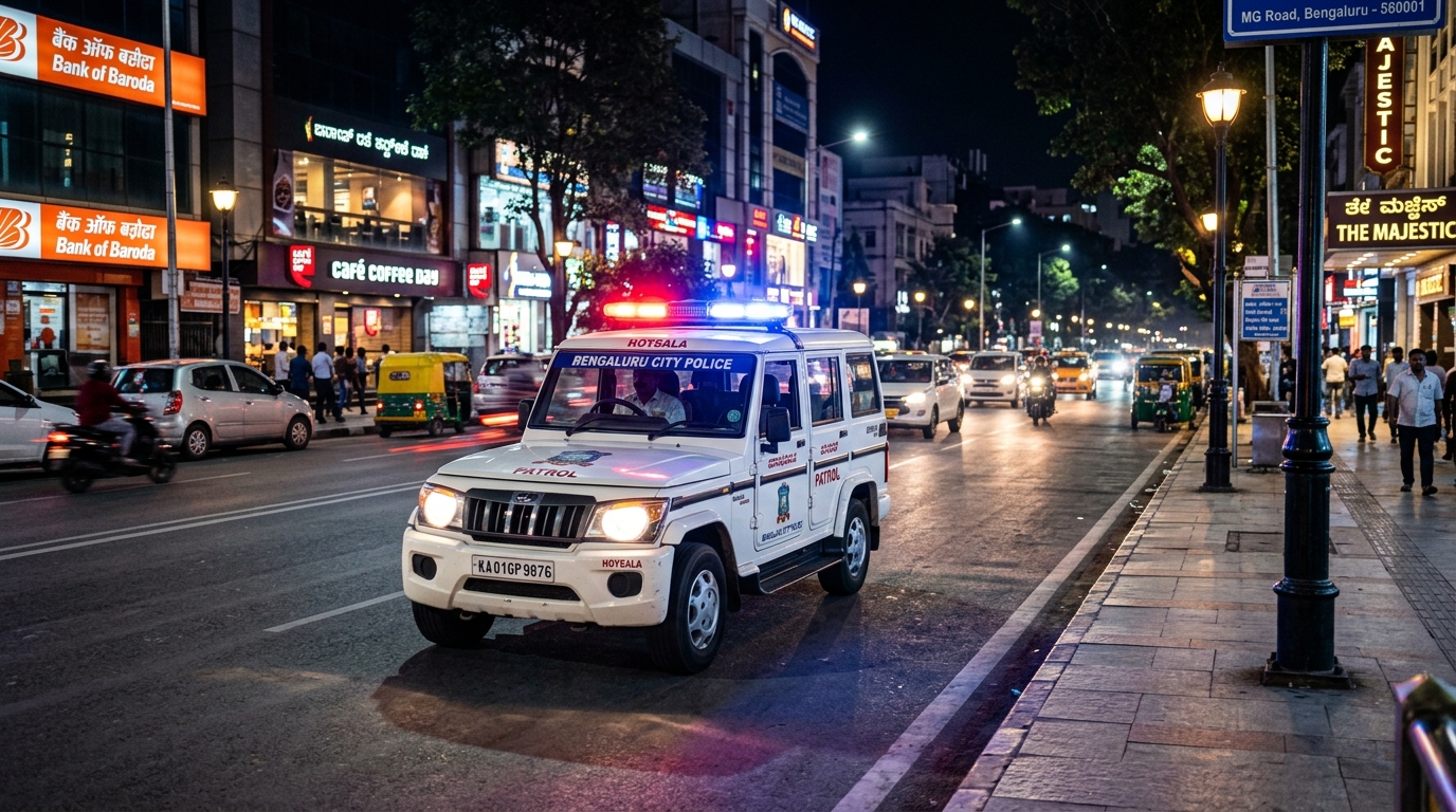 Bengaluru City Police intensify night patrolling & AI surveillance